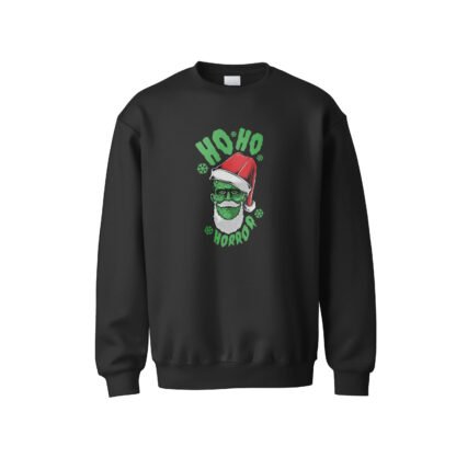 Sudadera navideña estilo gótico con diseño de Frankenstein