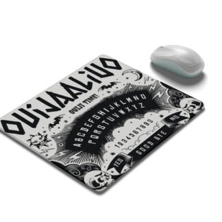 mousepad ouija calaveras y murcielagos