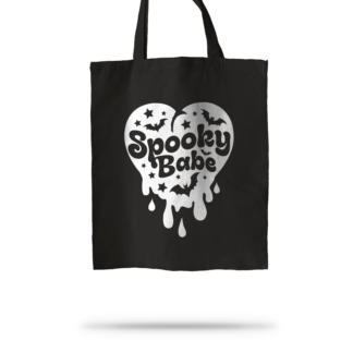 Tote-bag-negro-goth-con-frase